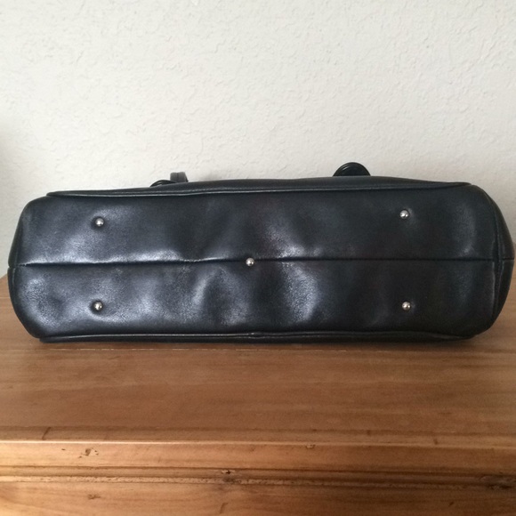 Cole Haan Black Leather Mini Satchel - Picture 4 of 6